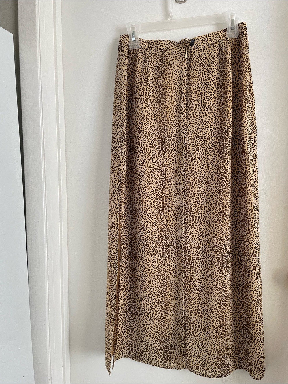 Emma James Leopard Midi Skirt in Tan and Black - Picture 2 of 6